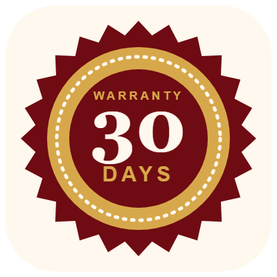 30-day warranty